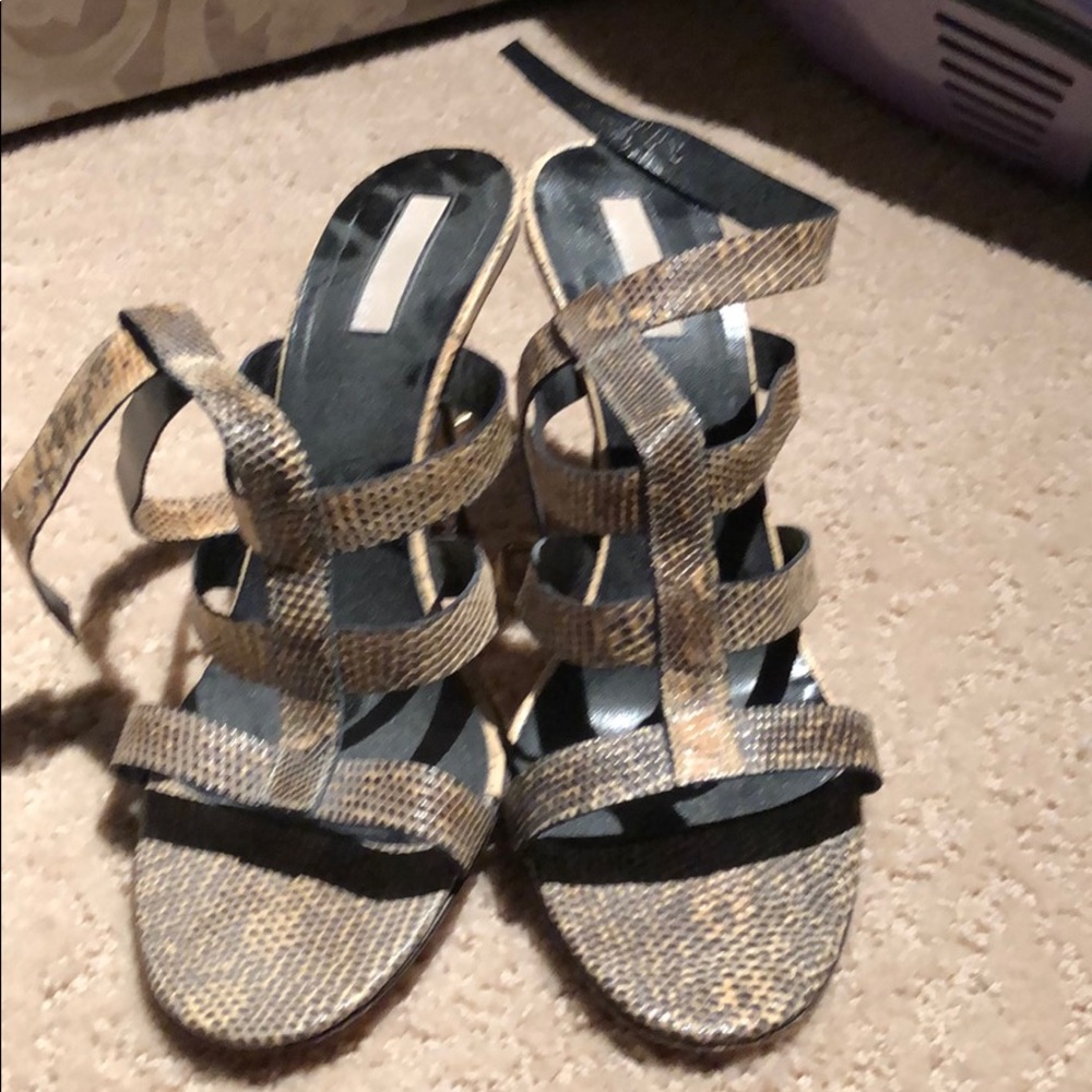 Snakeskin heels